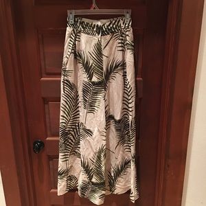 H&M Wide leg linen pants, Size 4